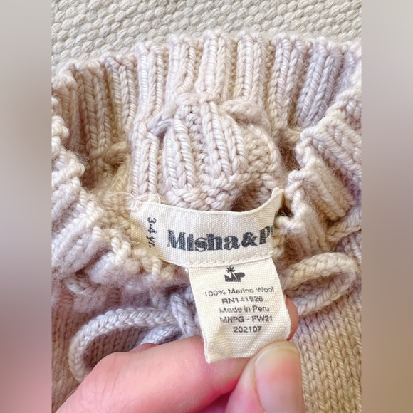 Misha & Puff Dune Blush Pink Wool Skating Skirt Handmade 3-4y Mini Skort Bloomer - Picture 9 of 12